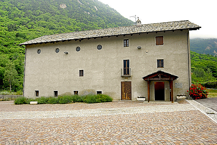 Esterno del Museo de La Maddalena a Chiomonte